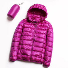 Load image into Gallery viewer, Women 90% Ultra-light Plus Size Thin Down Jacket

