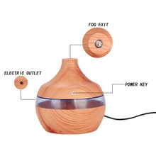 Load image into Gallery viewer, USB Electric Ultrasonic Aroma Humidifier Essentiall Oil Diffuser
