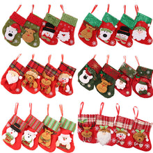 Load image into Gallery viewer, 4 Pack Christmas Stocking Gift Bag Pendant
