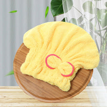 Load image into Gallery viewer, 2Pcs Microfibre Quick Hair Drying Bath Hat
