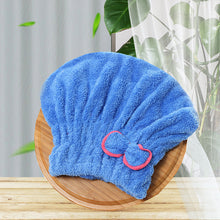 Load image into Gallery viewer, 2Pcs Microfibre Quick Hair Drying Bath Hat
