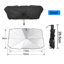 Load image into Gallery viewer, Foldable Car Windshield Sun Shade Umbrella
