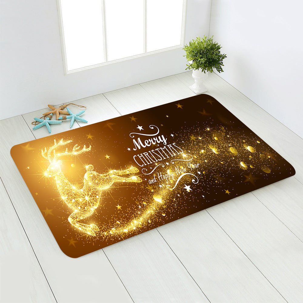 Christmas Carpet Non-slip Soft Door Mat