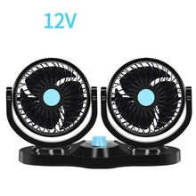 Load image into Gallery viewer, 12V/24V Mini Electric Car Fan
