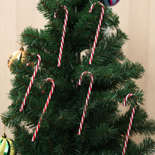 Load image into Gallery viewer, 12 pcs Christmas Tree Pendants Candy Canes
