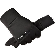 Load image into Gallery viewer, Outdoor fleece sports riding ski non-slip touch screen waterproof gloves
