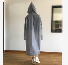 Load image into Gallery viewer, Tourism Outdoor Hiking Rain Poncho Hooded Rain Coat
