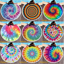 Load image into Gallery viewer, Luxuriant Printed Round Beach Towel Yoga Mat
