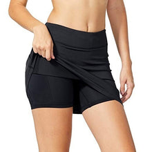 Load image into Gallery viewer, Women&#39;s  Active Athletic Skort Skirt with Pockets Double-Layer Shorts
