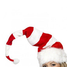 Load image into Gallery viewer, Funny Party Hats Christmas Hats Long Striped Felt Plush Elf Hat
