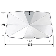 Load image into Gallery viewer, Foldable Car Windshield Sun Shade Umbrella
