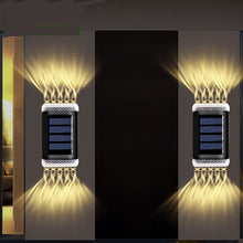 Load image into Gallery viewer, Solar Lamp Outdoor Wall Lamp Steps Up and Down Glowing Night Light
