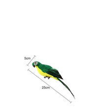 Load image into Gallery viewer, 2 Pcs Simulation Parrot Creative Feather Lawn Figurine Ornament
