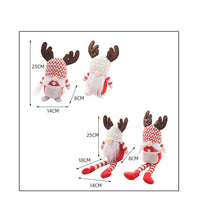 Load image into Gallery viewer, Christmas Antlers Rudolph elk Faceless Old man Doll
