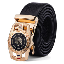 Load image into Gallery viewer, PU Leather automatic buckle pure cowhide belt
