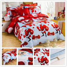 Load image into Gallery viewer, Happy Christmas Home Textile Duvet Cover Set Quilt Cover
