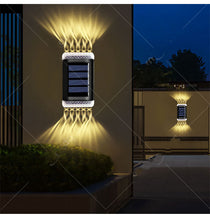 Load image into Gallery viewer, Solar Lamp Outdoor Wall Lamp Steps Up and Down Glowing Night Light
