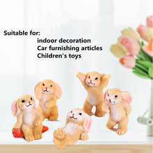 Load image into Gallery viewer, 5 Pcs Mini Cute Rabbit Model Craft Gift Bonsai Decor
