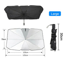 Load image into Gallery viewer, Foldable Car Windshield Sun Shade Umbrella
