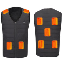 Load image into Gallery viewer, Unisex Autumn winter Smart heating Cotton Vest USB Infrared Electric Heating Vest
