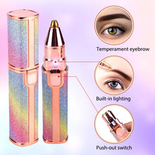 Load image into Gallery viewer, 2 IN 1  Electric Eyebrow Trimmer Epilator Female
