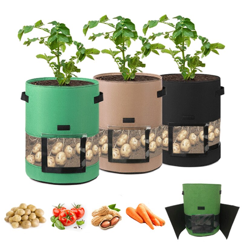 2 size Home Garden Pot Greenhouse Vegetable Growing Bags