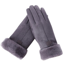 Load image into Gallery viewer, Women Furry Warm Mitts Gloves
