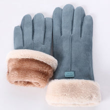Load image into Gallery viewer, Women Furry Warm Mitts Gloves
