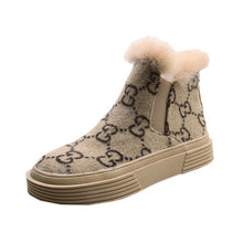 Load image into Gallery viewer, Autumn Winter Leopard Snow Boots

