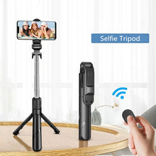 Load image into Gallery viewer, NEW Bluetooth Wireless Selfie Stick Tripod with Fill Light
