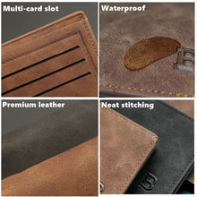 Load image into Gallery viewer, 2 Pcs New Design Top Men Thin Wallet
