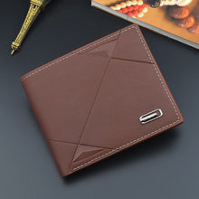 Load image into Gallery viewer, New Men&#39;s PU Short Multi-card Coin Purse Fashion Casual Wallet
