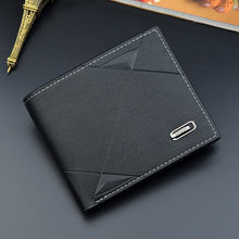 Load image into Gallery viewer, New Men&#39;s PU Short Multi-card Coin Purse Fashion Casual Wallet
