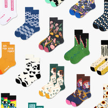 Load image into Gallery viewer, 5 Pair Women Autumn and winter trend cotton socks
