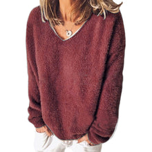 Load image into Gallery viewer, Autumn And Winter Fashion Women&#39;s Clothing Plus Size Long Sleeve Knitted Sweaters
