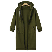 Load image into Gallery viewer, Autumn and winter women&#39;s medium long sweater long coat
