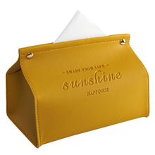 Load image into Gallery viewer, Leather Tissue Box Car Tissue Box Home
