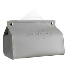 Load image into Gallery viewer, Leather Tissue Box Car Tissue Box Home
