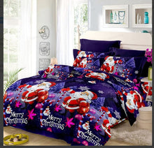 Load image into Gallery viewer, Happy Christmas Home Textile Duvet Cover Set Quilt Cover
