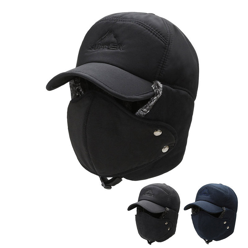 Fashion Ear Protection Face Windproof Ski Cap
