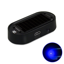 Load image into Gallery viewer, Car LED Solar Powered Fake Security Light Simulated Dummy Alarm
