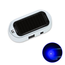 Load image into Gallery viewer, Car LED Solar Powered Fake Security Light Simulated Dummy Alarm
