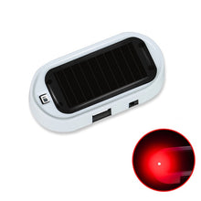 Load image into Gallery viewer, Car LED Solar Powered Fake Security Light Simulated Dummy Alarm
