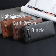 Load image into Gallery viewer, New Bifold Checkbook Purse Card Holder Coin Bag PU Leather Wallet
