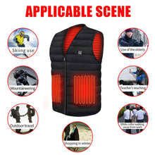 Load image into Gallery viewer, Unisex Autumn winter Smart heating Cotton Vest USB Infrared Electric Heating Vest
