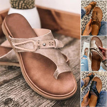 Load image into Gallery viewer, Women’s Fashion Retro Flat Bunion Sandals
