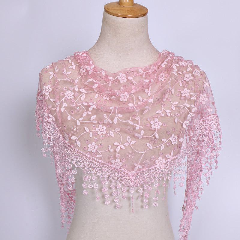 Spring Autumn Women Print NatioNal style Rose Shawl Scarves