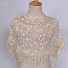 Load image into Gallery viewer, Spring Autumn Women Print NatioNal style Rose Shawl Scarves
