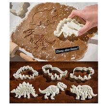 Load image into Gallery viewer, 3D Dinosaur Cookie Cutters Mold  Cake Decor Tool
