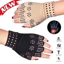 Load image into Gallery viewer, Anti-Arthritis Gloves with Magnetic Therapy Support Arthritis Pressure Pain Relief
